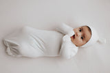 White Knotted Gowns