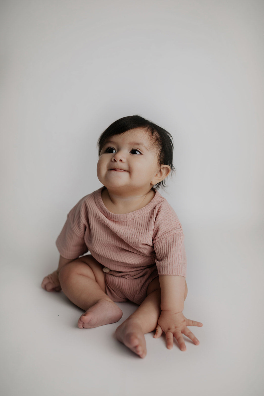 Three Little Tots Rose Summer Waffle Top and Bottom Set, extra product detail