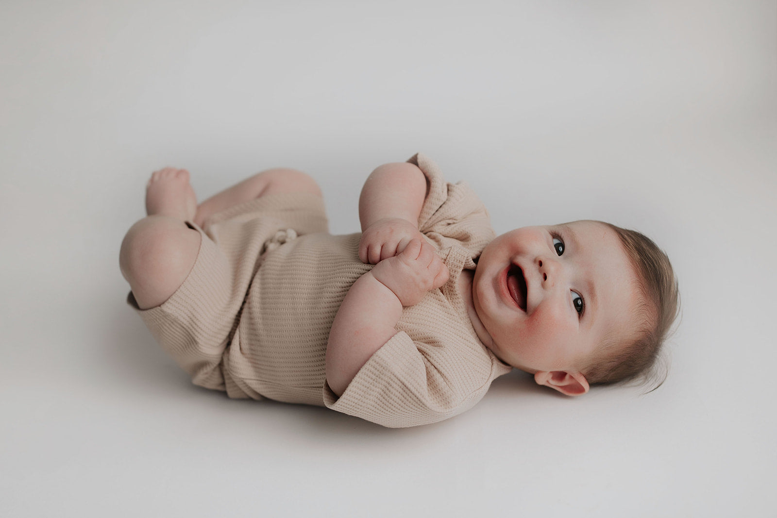 Three Little Tots Tan Waffle Set, eighth additional photo