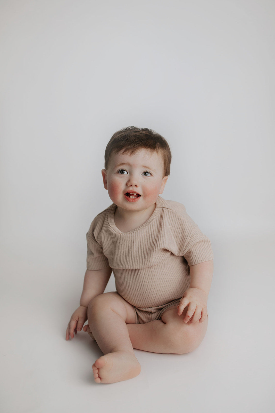 Three Little Tots Tan Waffle Set, fifth additional photo