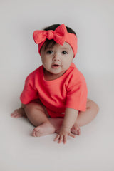 Hot Pink Waffle Headband
