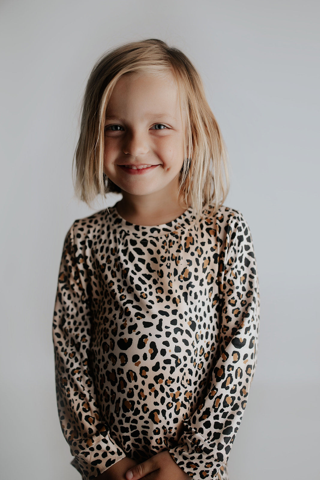 Three Little Tots Leopard Jammies, another angle