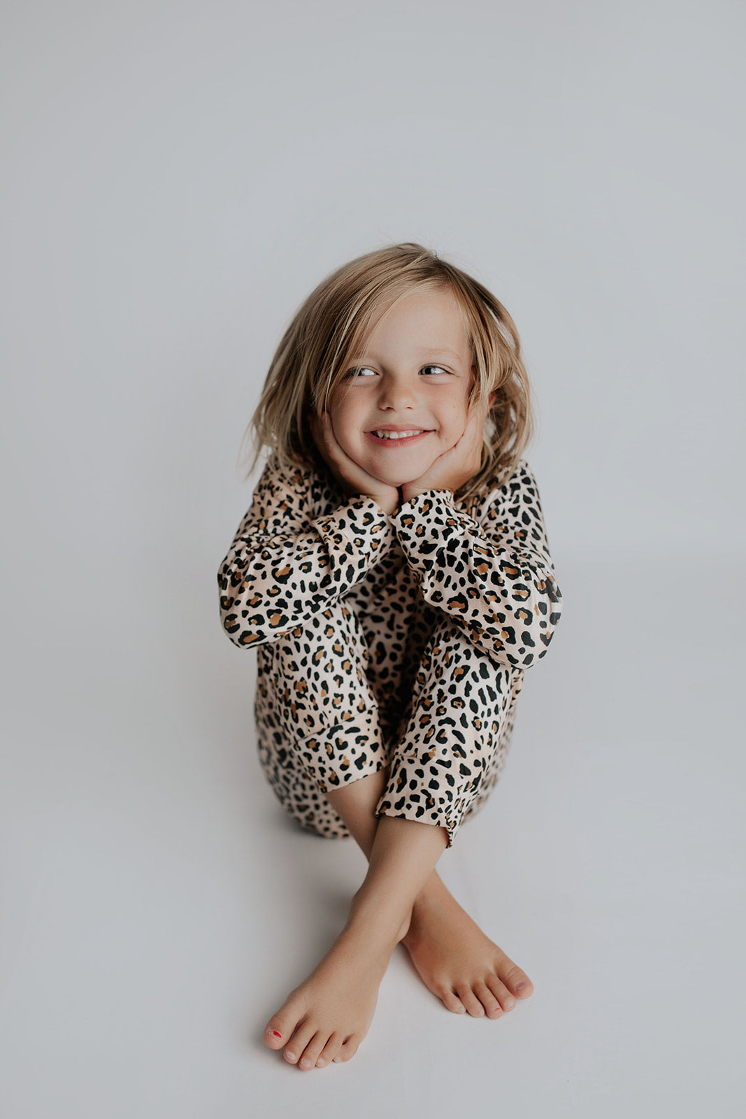 Three Little Tots Leopard Jammies, fourth additional photo