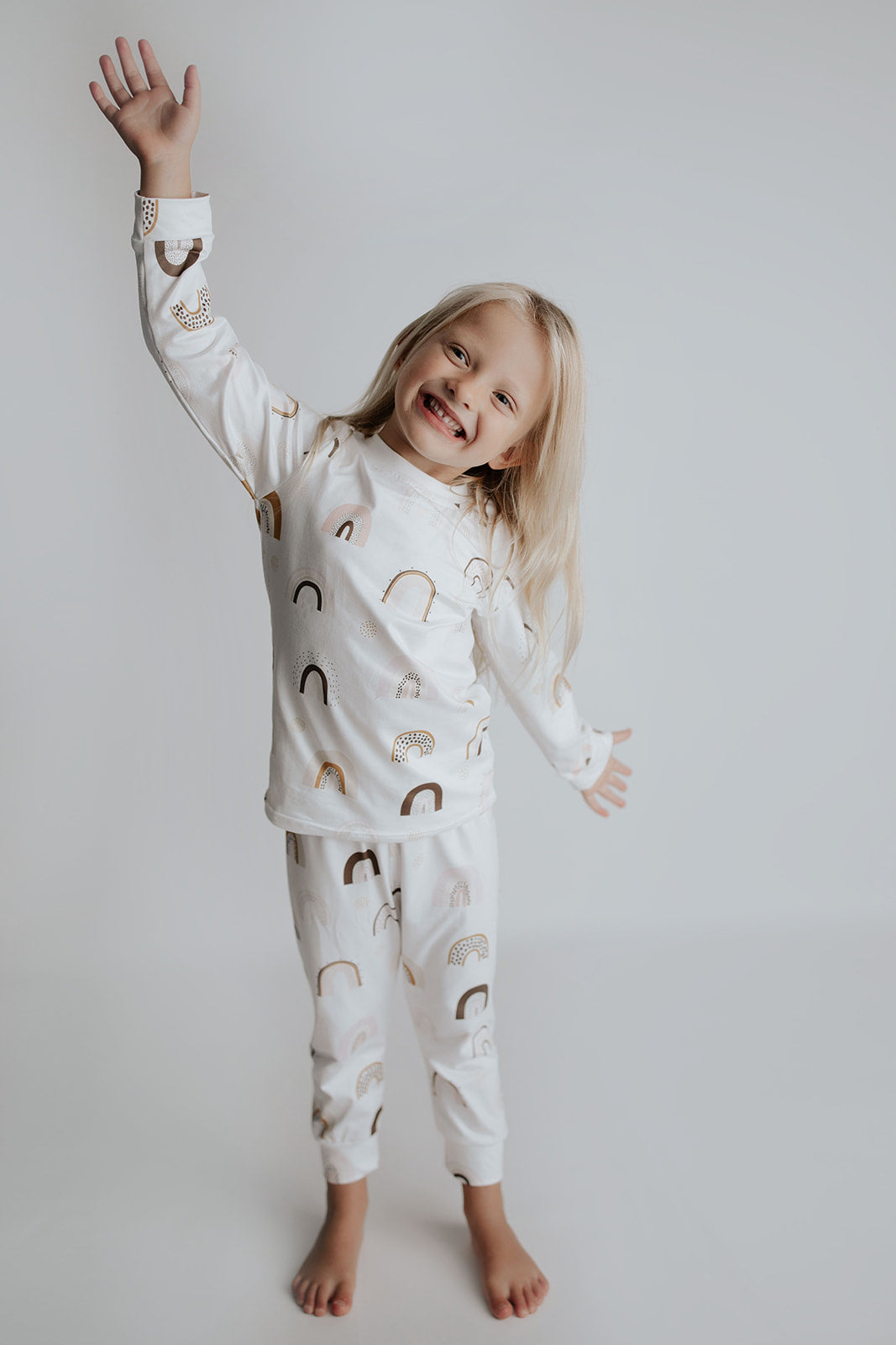 Three Little Tots Rainbow Jammies, extra product detail