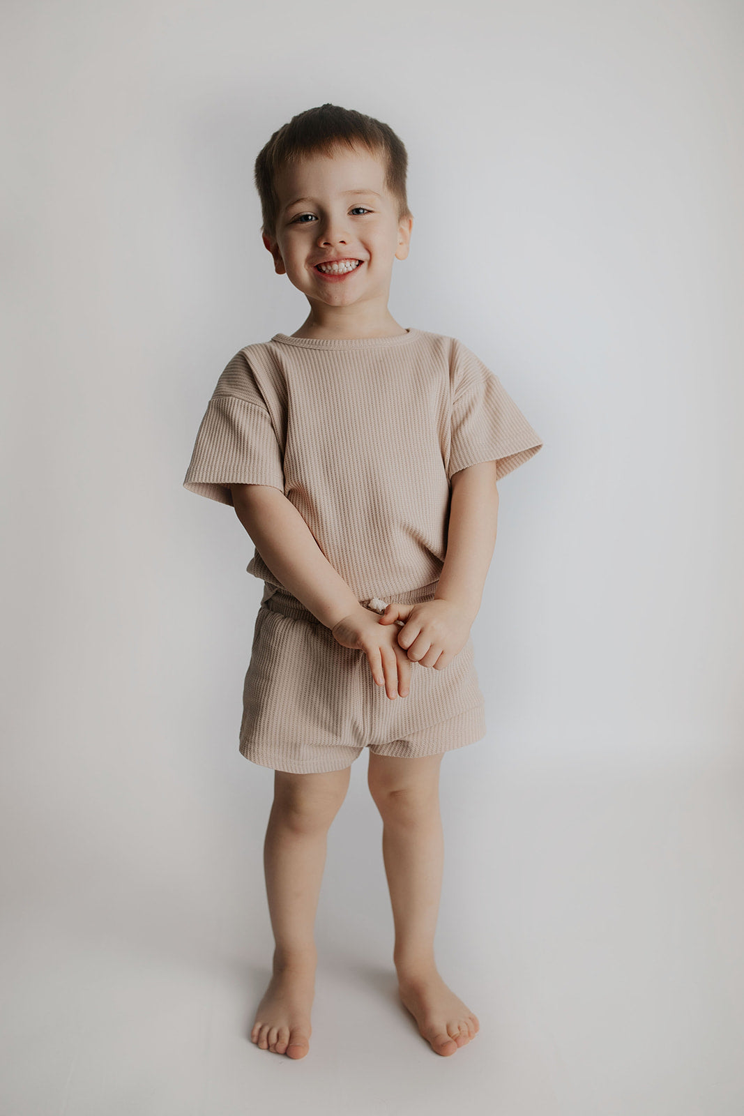 Three Little Tots Tan Waffle Set, supplementary photo