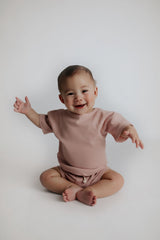 Rose Summer Waffle Top & Bottom Set