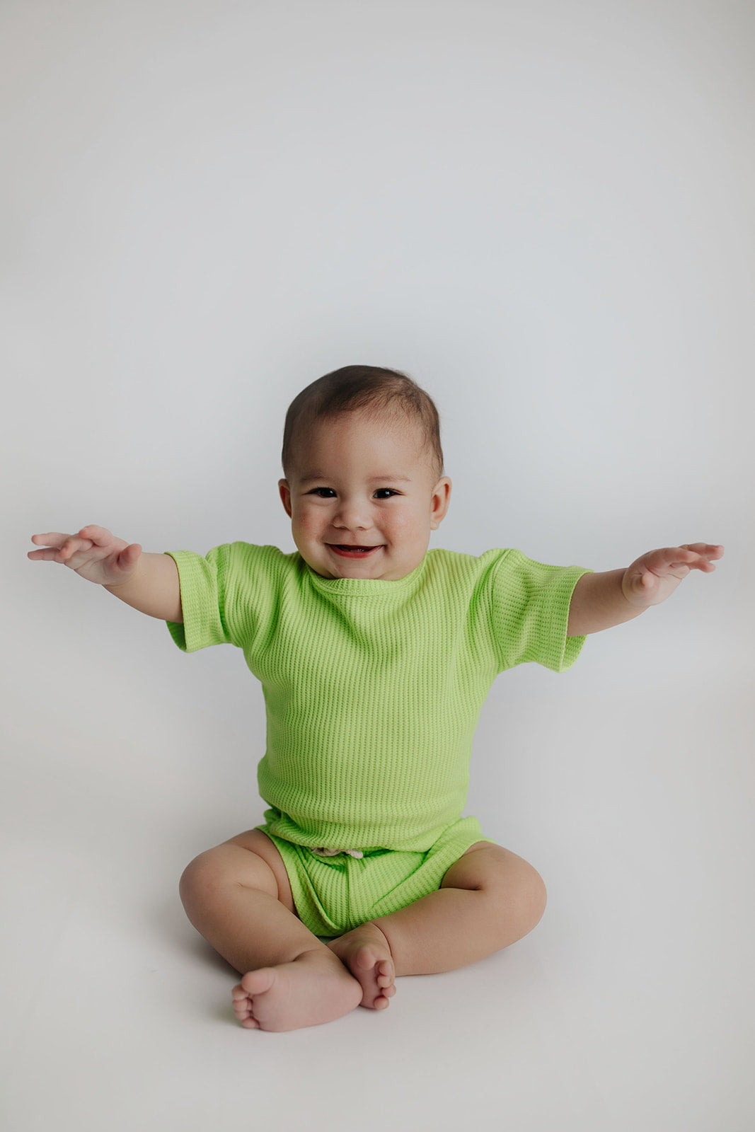 Three Little Tots Lime Green Waffle Set, supplementary photo
