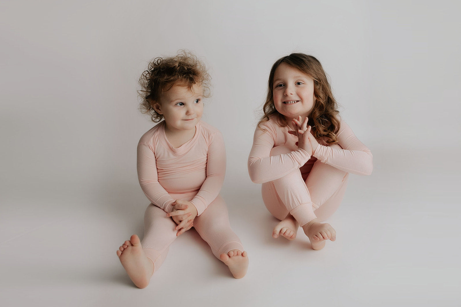 Three Little Tots Heavenly Pink Kids Pajamas, another angle