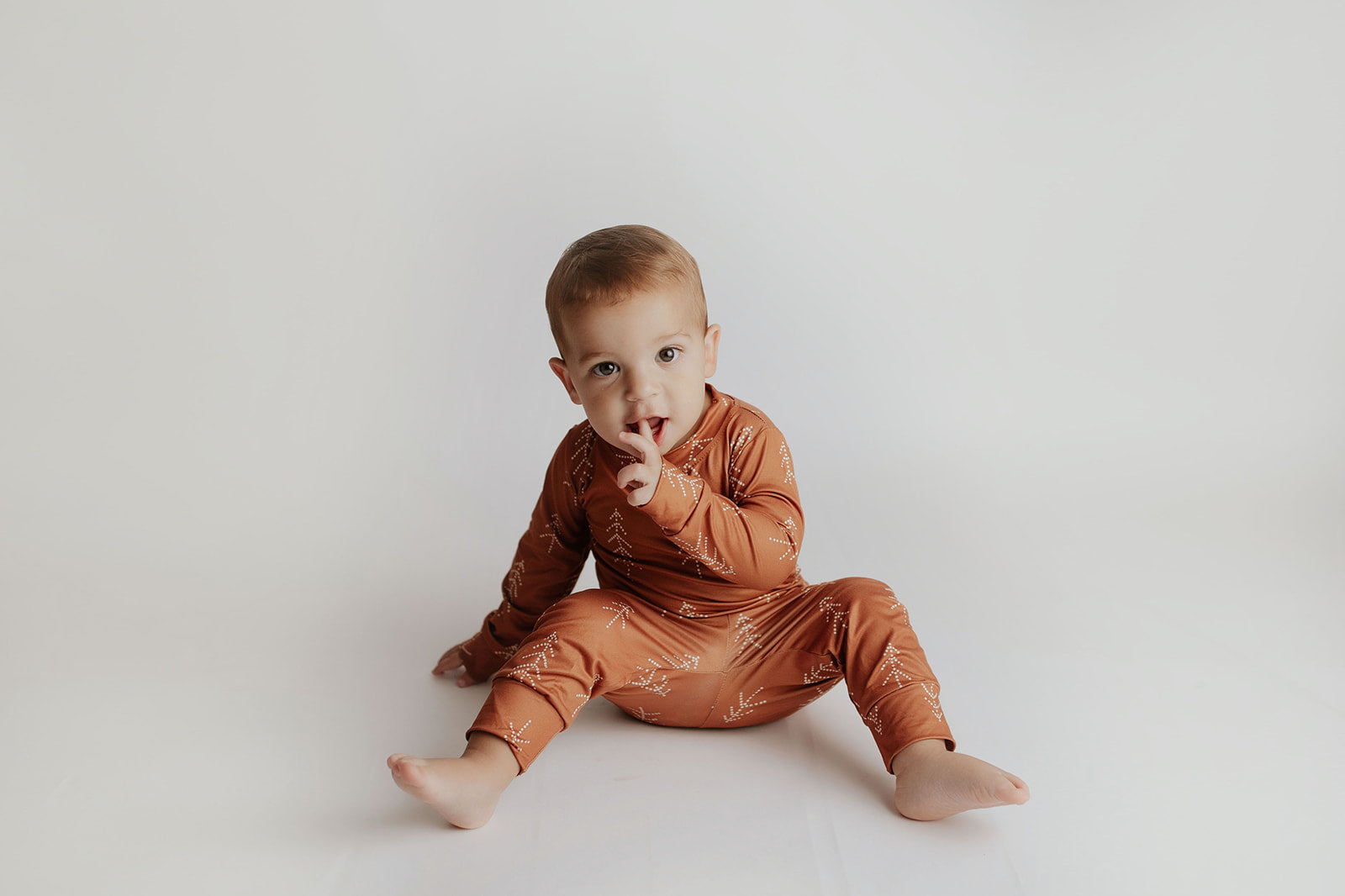 Three Little Tots Winter Pine Tree Jammies, fourth additional photo