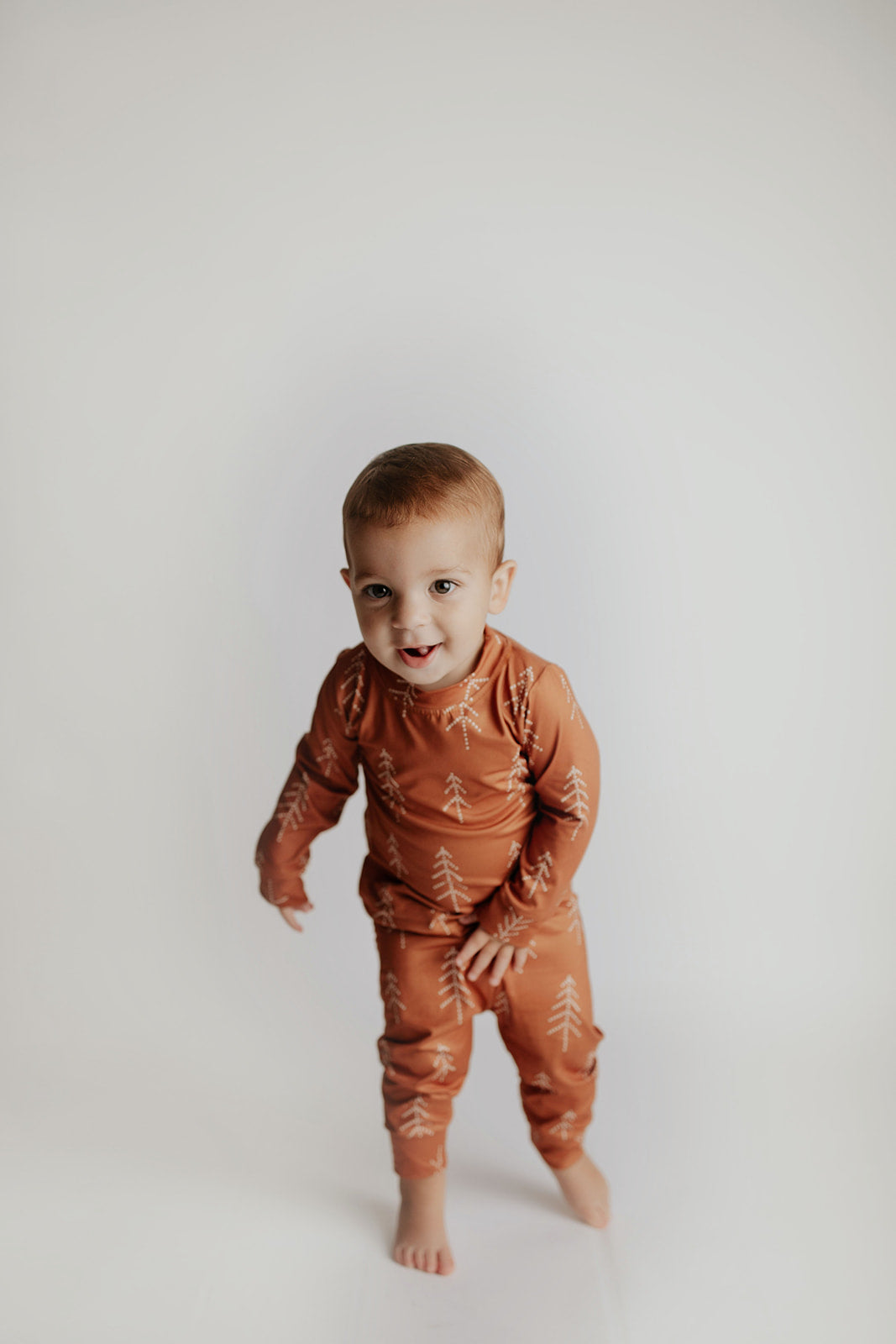 Three Little Tots Winter Pine Tree Jammies, fifth additional photo