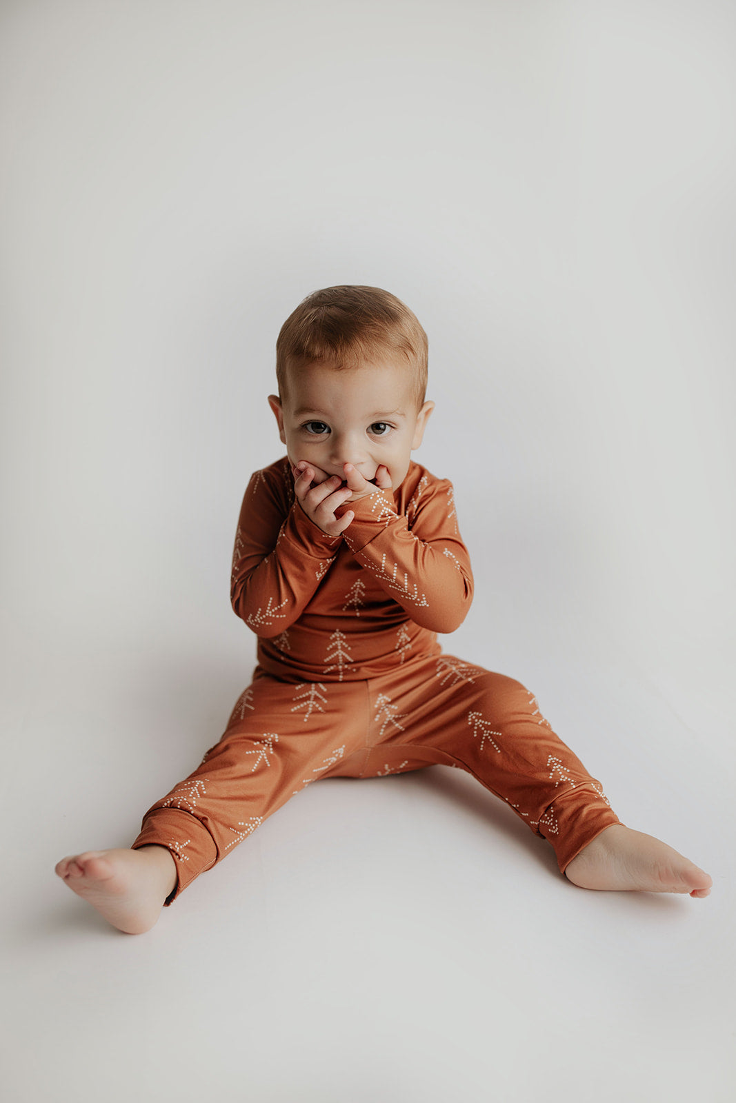 Three Little Tots Winter Pine Tree Jammies, sixth additional photo