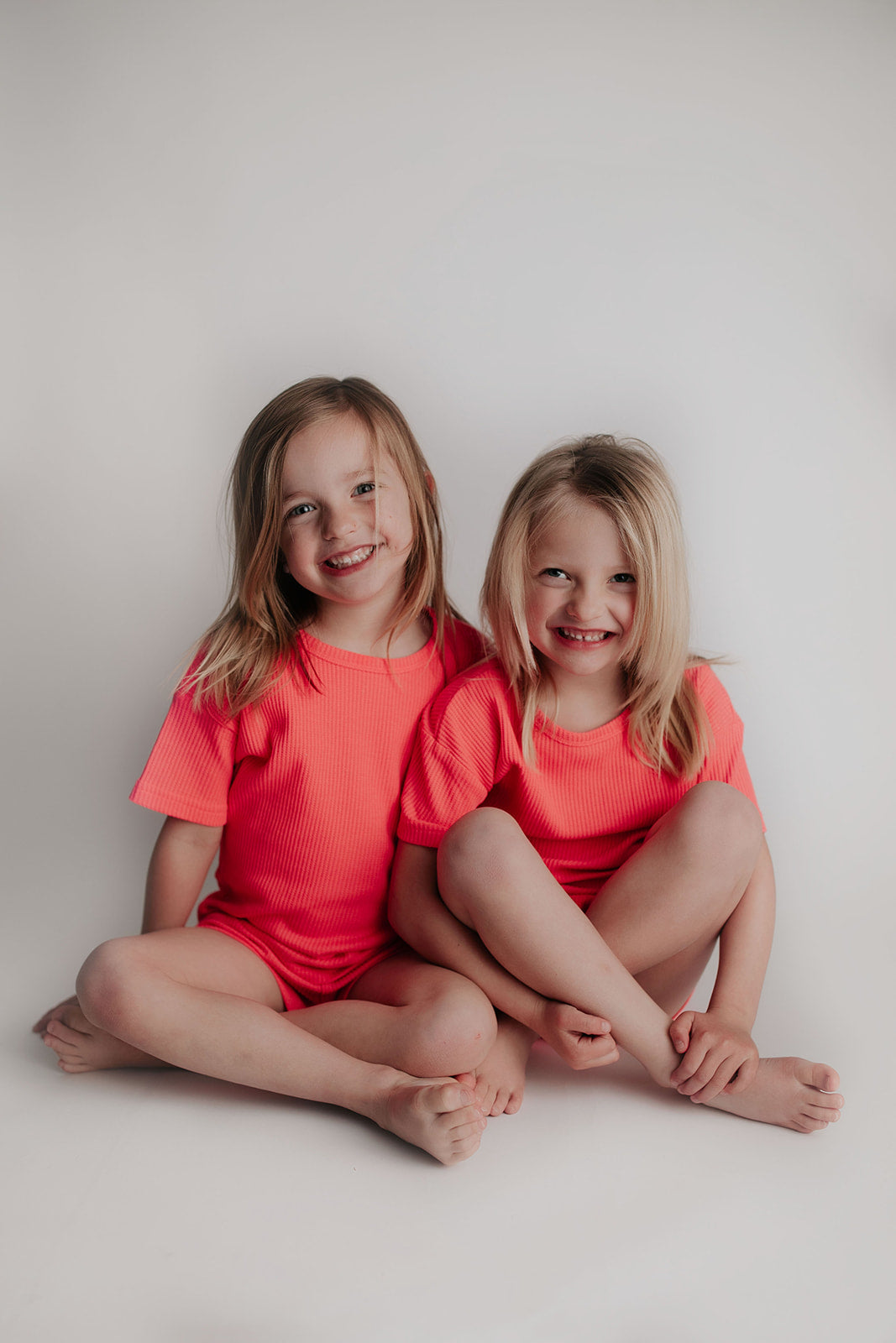 Three Little Tots Hot Pink Summer Waffle Set, second additional photo