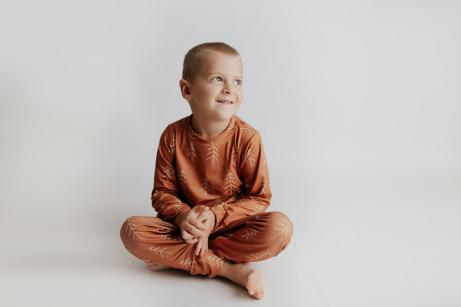 Three Little Tots Winter Pine Tree Jammies, eighth additional photo