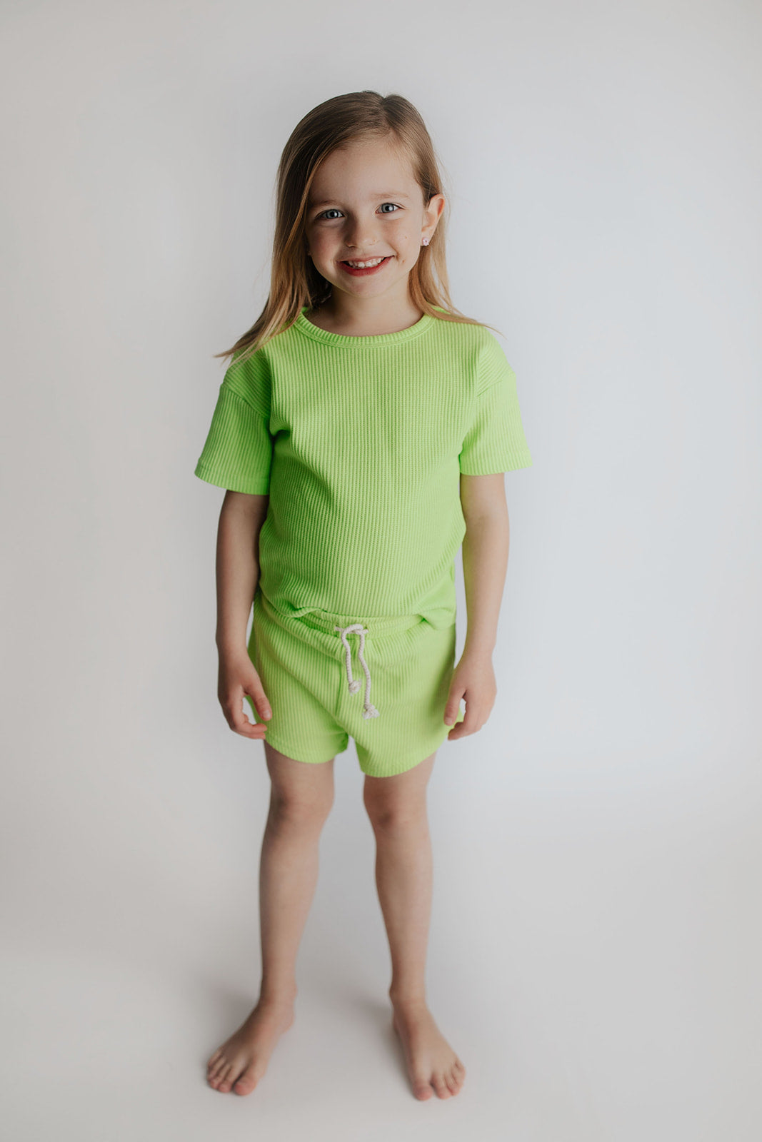 Three Little Tots Lime Green Waffle Set, extra product detail
