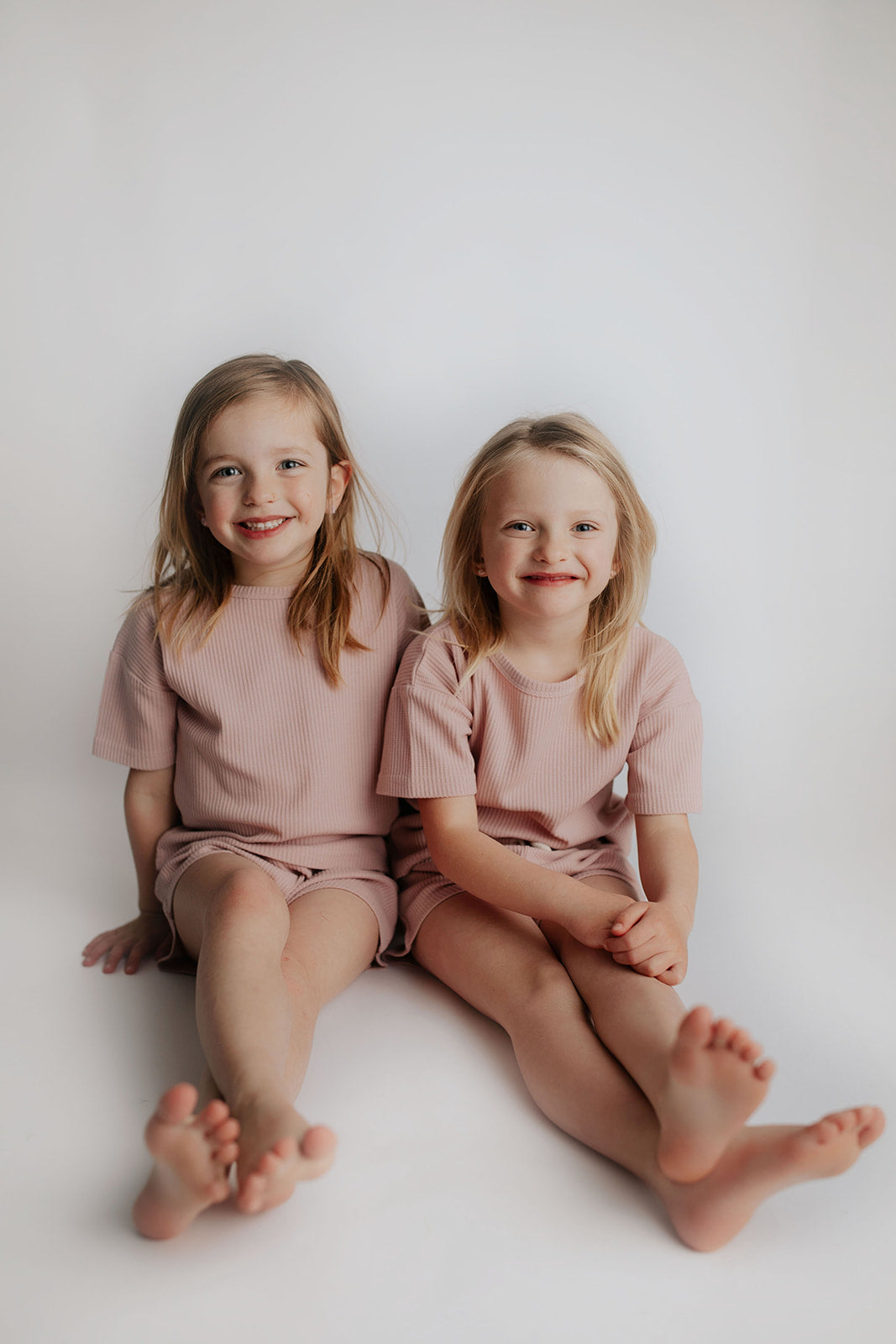 Three Little Tots Rose Summer Waffle Top and Bottom Set, eighth additional photo