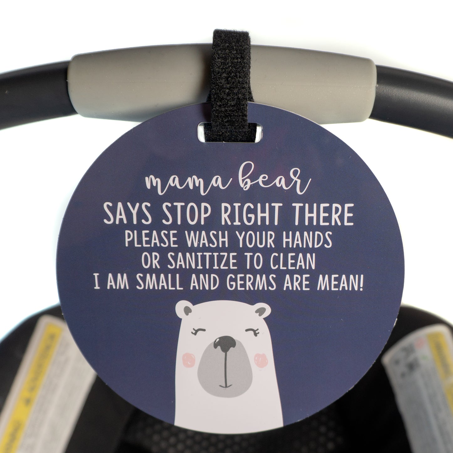 For when hands off my baby sounds too harsh—these cute signs say it for you!
