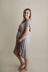 Say goodbye to old hospital gowns, hello to breathable, doctor-recommended labor and delivery comfort.