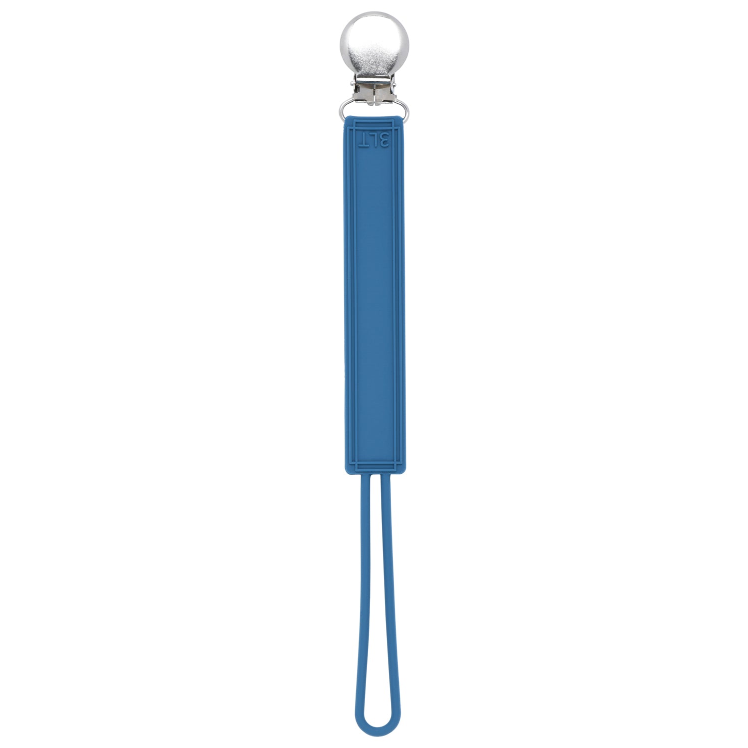 Durable 100% silicone pacifier clips with secure stainless steel clasp keep baby essentials off the ground and always accessible.