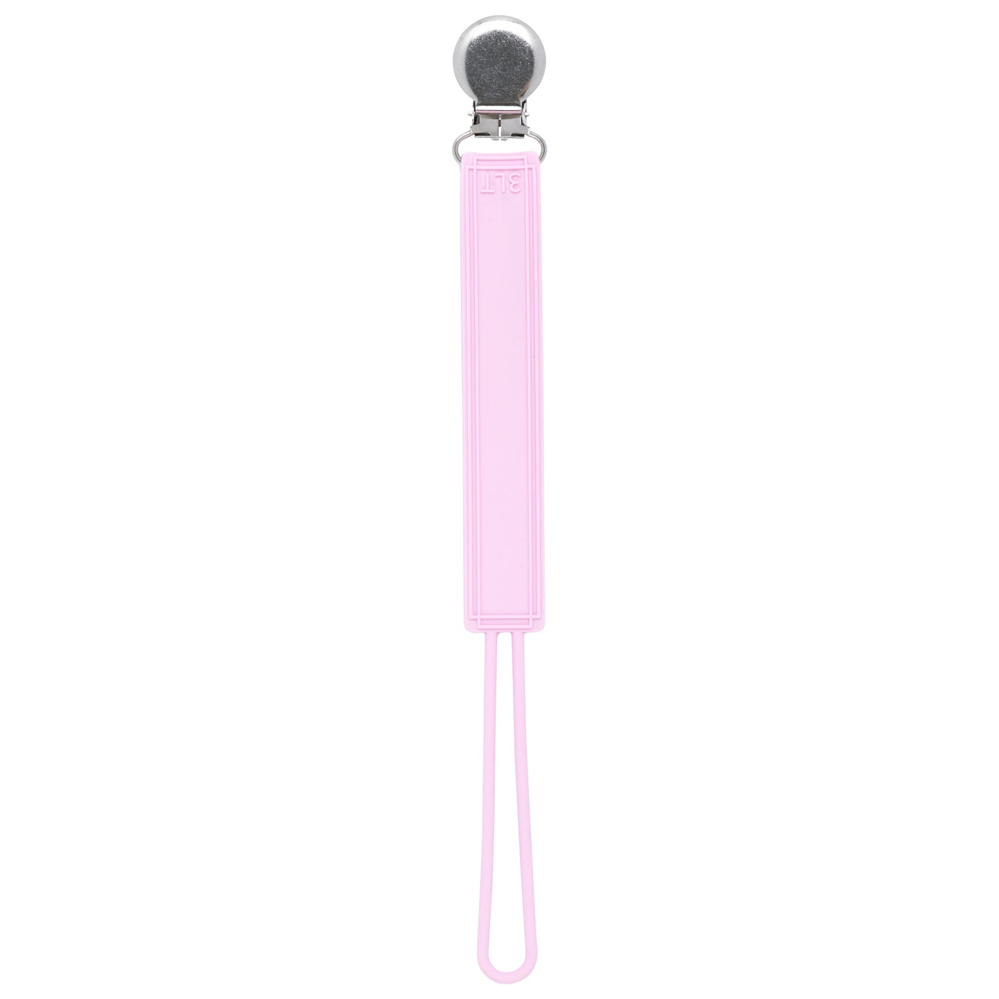 Versatile silicone pacifier clips keep pacifiers, teethers, and toys secure, clean, and within reach, ensuring peace of mind.