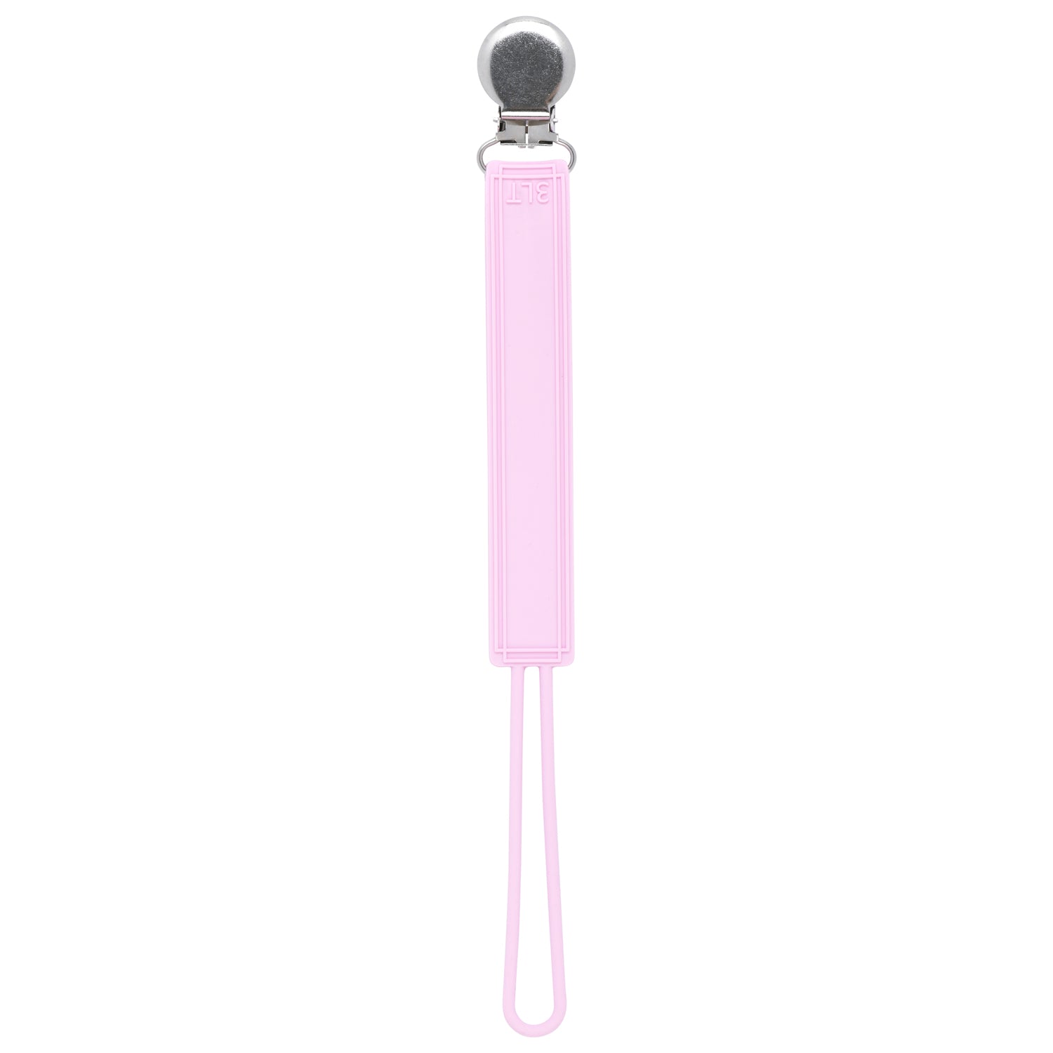 Versatile silicone pacifier clips keep pacifiers, teethers, and toys secure, clean, and within reach, ensuring peace of mind.