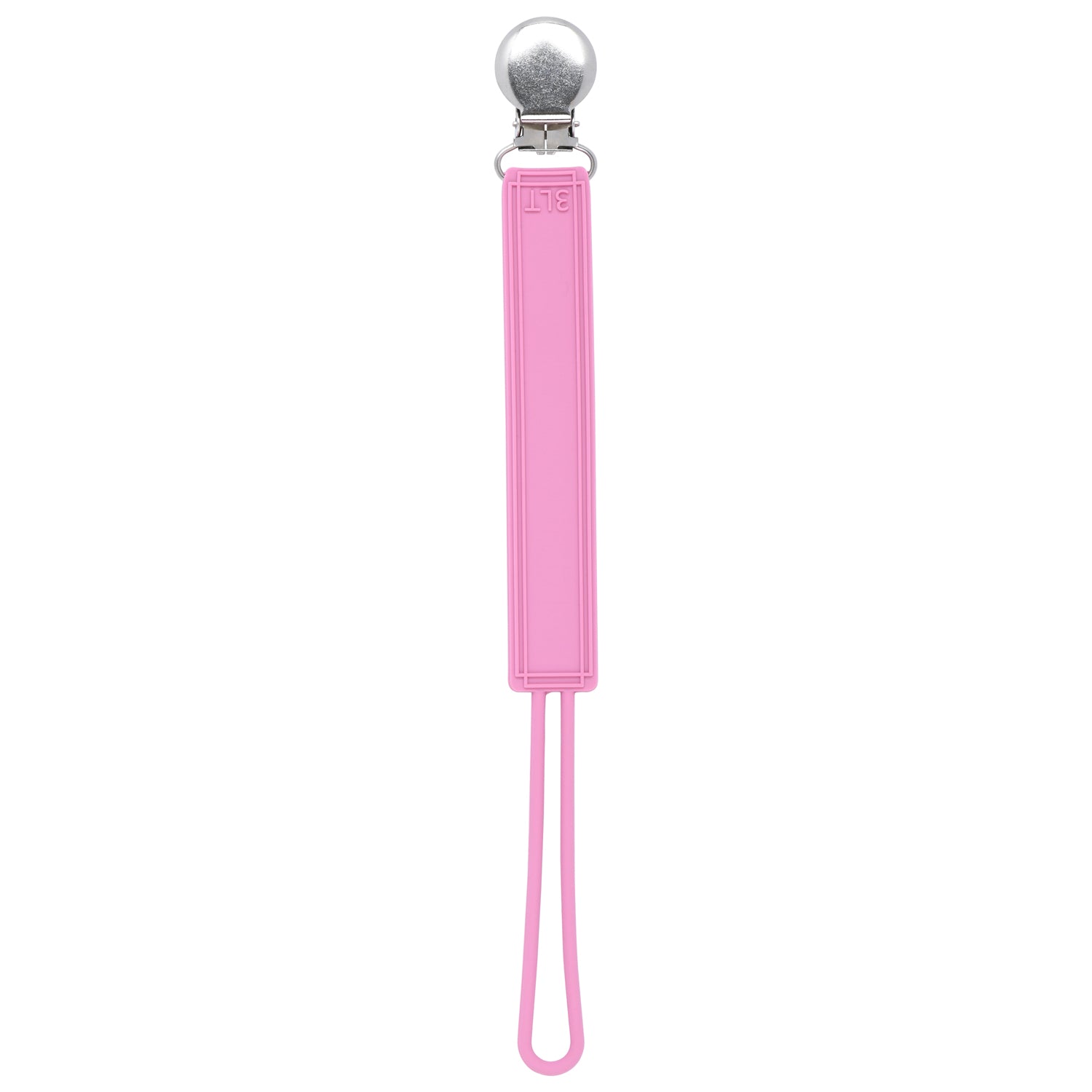 Versatile silicone pacifier clips keep pacifiers, teethers, and toys secure, clean, and within reach, ensuring peace of mind.