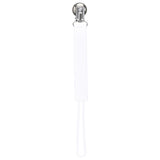 Durable 100% silicone pacifier clips with secure stainless steel clasp keep baby essentials off the ground and always accessible. White