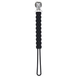Three Little Tots All Silicone one piece design flexible black pacifier clip 