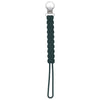 Three Little Tots Hunter Green All Silicone One Piece Pacifier clip. These paci clips are flexible and easy to clean