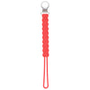 Three Little Tots Red all silicone one piece pacifier clip. This pacifier clip is flexible and easy to clean.