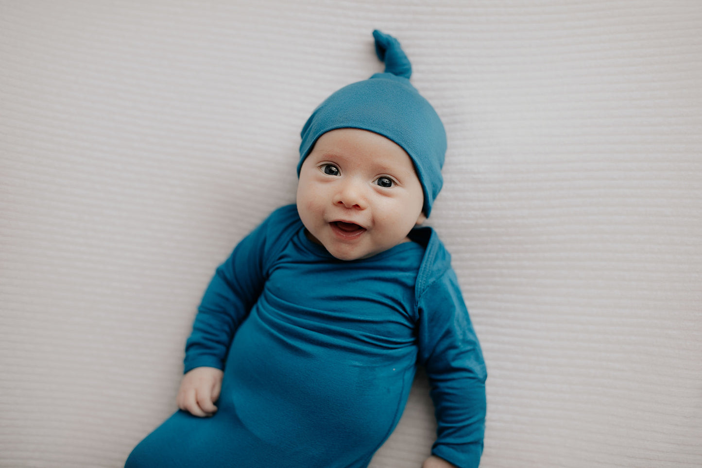Experience unmatched comfort with our stretchy, soft baby gowns designed for easy diaper and clothing changes.