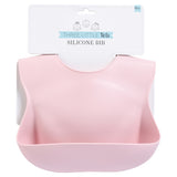 Ballet Pink Silicone Bibs by Three Little Tots keep your child stylish and clean with BPA-free silicone.