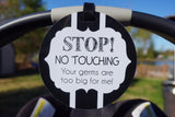 Perfect for new moms, these signs help maintain your baby's safety by discouraging unwanted contact.