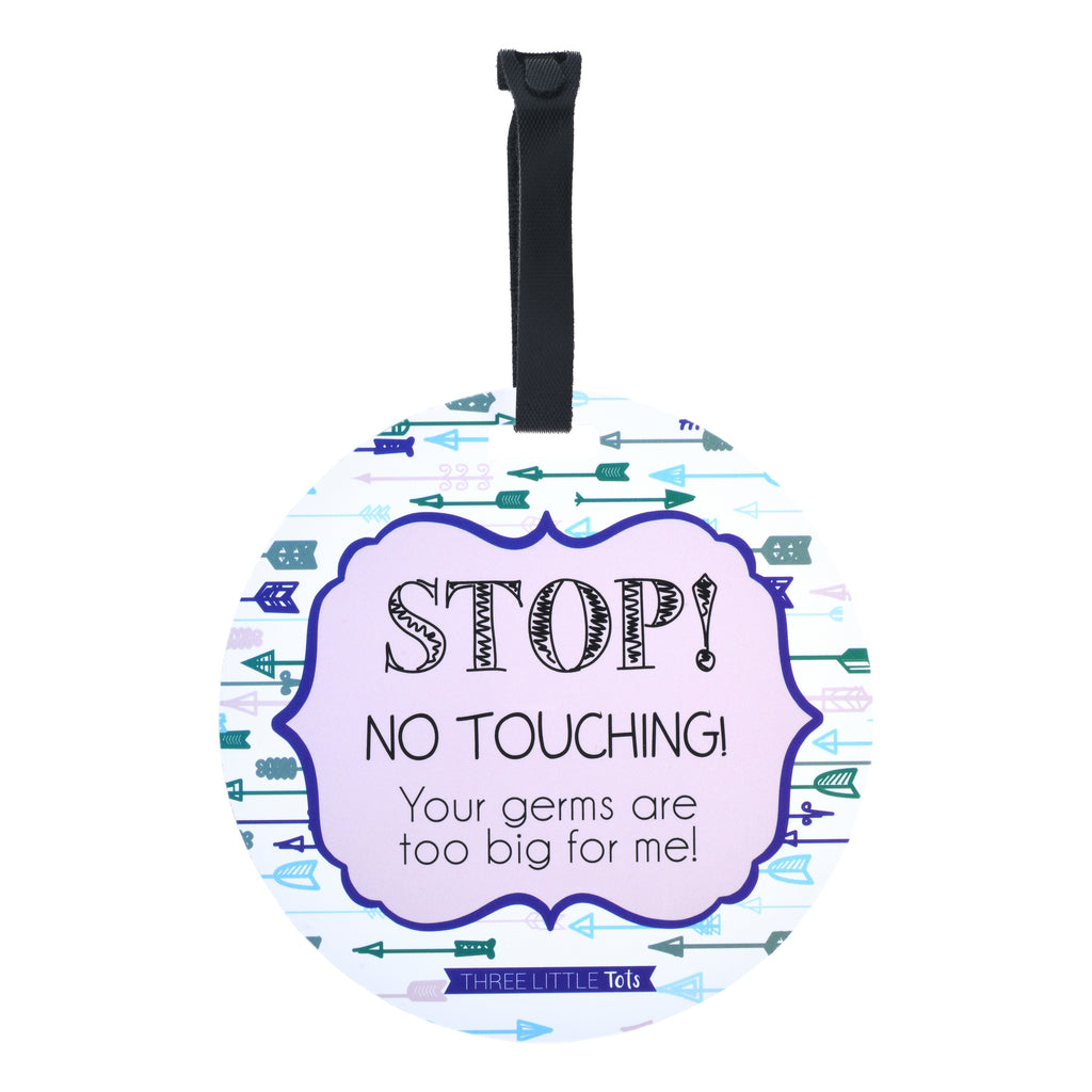 Ensure your baby’s safety and comfort with our polite, easy-to-clean Please Don’t Touch signs. Perfect for strollers, car seats, and more!