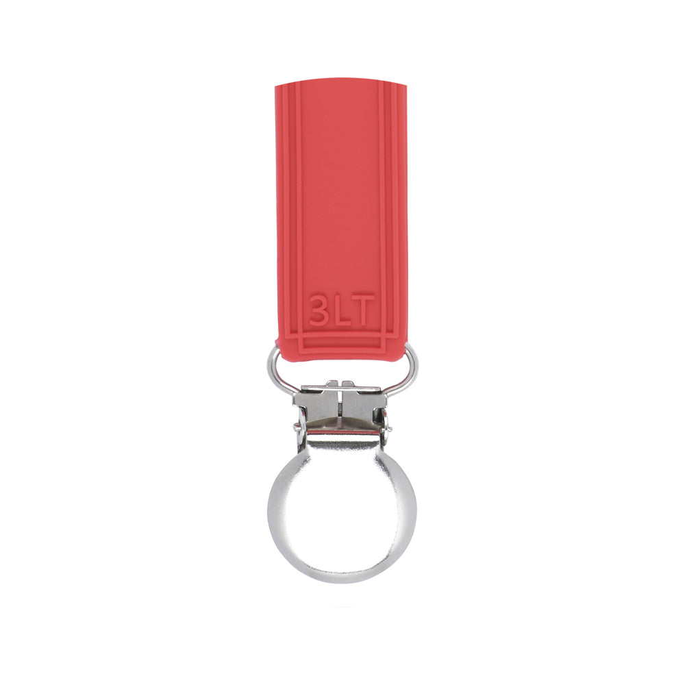 Durable 100% silicone pacifier clips with secure stainless steel clasp keep baby essentials off the ground and always accessible. Perfect for Christmas and Valentines Day