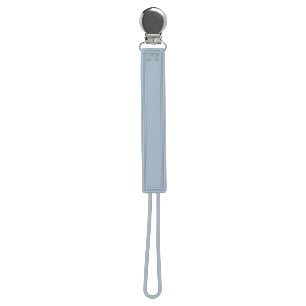 Durable 100% silicone pacifier clips with secure stainless steel clasp keep baby essentials off the ground and always accessible.