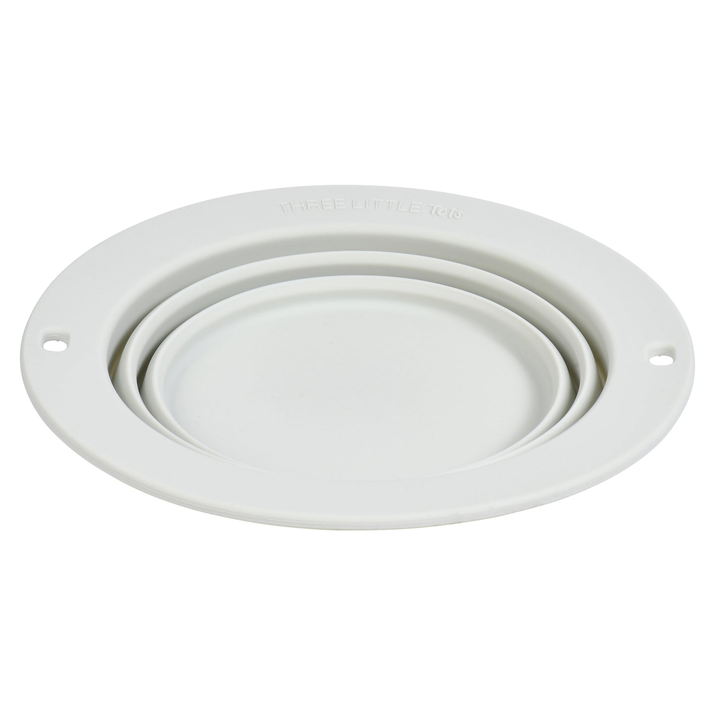 Easy-clean silicone bowls perfect for travel; collapsible to save space and prevent snack-time messes.