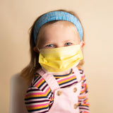Comfortable headbands with mask-saving buttons for kids, perfect for long-term mask wearers like children with Leukemia.