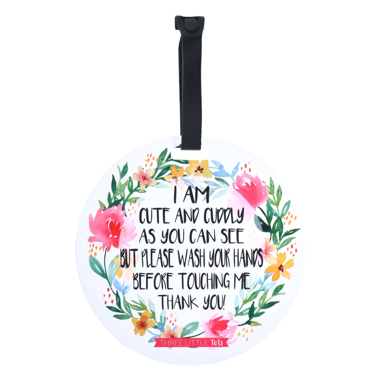 Politely remind others to admire your baby from a distance with these cute and effective no-touch signs. Perfect gift for newborn baby shower or preemie NICU baby