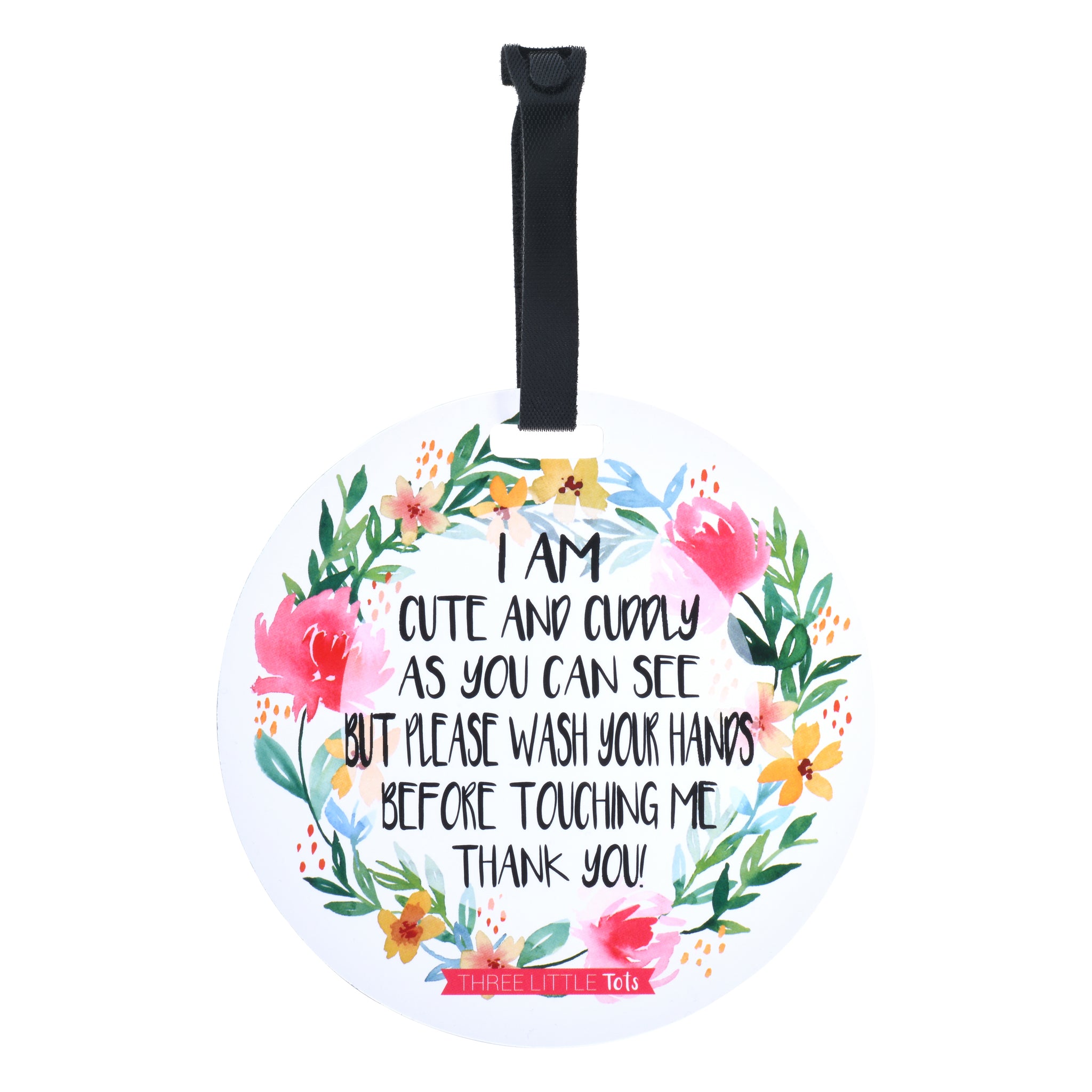 Politely remind others to admire your baby from a distance with these cute and effective no-touch signs. Perfect gift for newborn baby shower or preemie NICU baby