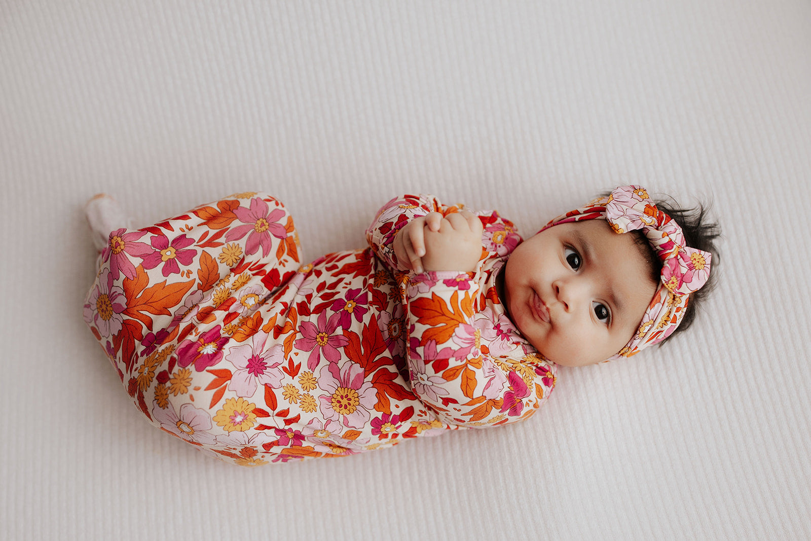 Wild child knotted baby gown