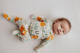 Toddler and big kid jammies in matching prints and solids, designed for comfy bedtime or lounging all day.
