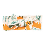 Dinosaur knotted headband bow