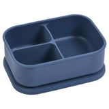Silicone bento boxes for easy cleanup and mess-free on-the-go eating. Kid-friendly design for school lunches.