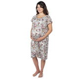 Floral Mommy Labor and Delivery Nursing Hospital Gown