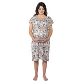 Floral Mommy Labor and Delivery Nursing Hospital Gown