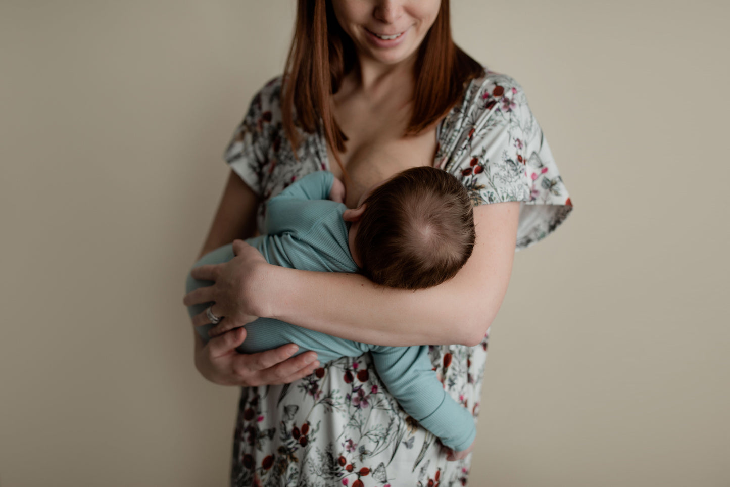 Floral Mommy Labor and Delivery Nursing Hospital Gown