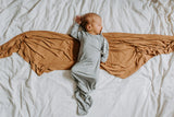 Gray Knotted Baby Gown