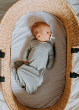Gray Knotted Baby Gown