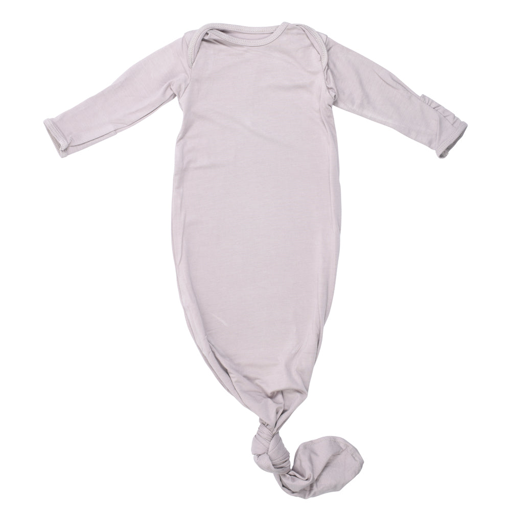 Harbor Mist Knotted Baby Gown