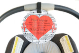 CHD Heart Warrior Car Seat and Stroller No Touching Tag